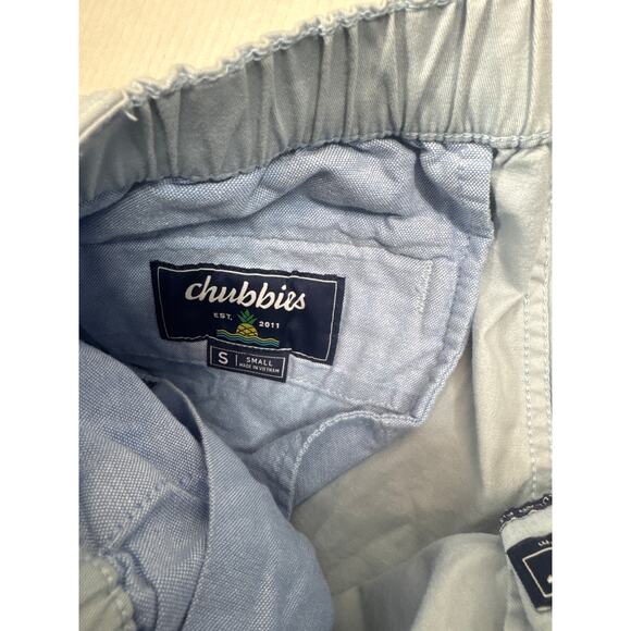 Chubbies Shorts Mens Low Rise Elastic Waist Pocket Blue Size Small 26x5.5 - Picture 5 of 6